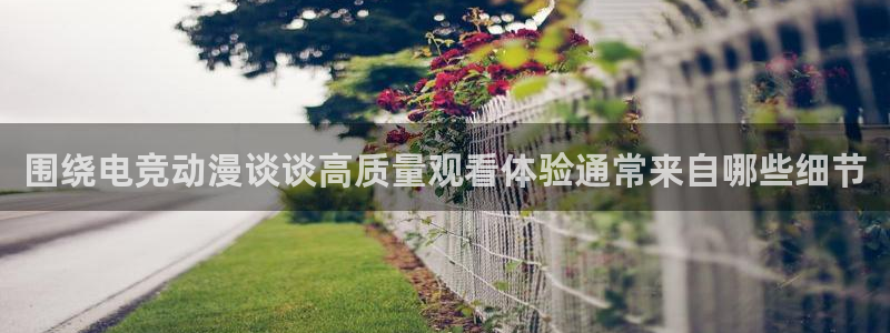 漫蛙能：围绕电竞动漫谈谈高质量观看体验通常来自哪些细节